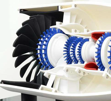 Turbina de avión impresa en 3D con Stratasys 